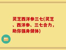 灵芝西洋参三七(灵芝、西洋参、三七合力，助你强身健体)