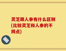 灵芝跟人参有什么区别(比较灵芝和人参的不同点)