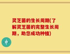 灵芝菌的生长周期(了解灵芝菌的完整生长周期，助您成功种植)