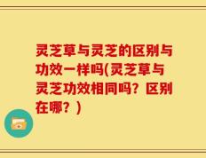 灵芝草与灵芝的区别与功效一样吗(灵芝草与灵芝功效相同吗？区别在哪？)