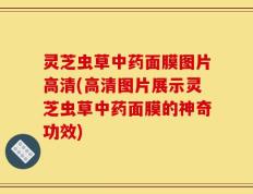 灵芝虫草中药面膜图片高清(高清图片展示灵芝虫草中药面膜的神奇功效)