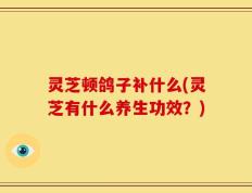 灵芝顿鸽子补什么(灵芝有什么养生功效？)