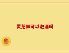 灵芝脚可以泡酒吗