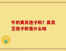 牛奶黄芪孢子粉？真灵芝孢子粉是什么味