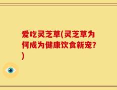 爱吃灵芝草(灵芝草为何成为健康饮食新宠？)