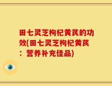 田七灵芝枸杞黄芪的功效(田七灵芝枸杞黄芪：营养补充佳品)