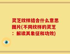 灵芝纹样结合什么意思图片(不同纹样的灵芝：解读其象征和功效)