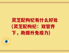 灵芝配枸杞有什么好处(灵芝配枸杞：双管齐下，助提升免疫力)
