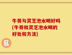 牛蒡与灵芝泡水喝好吗(牛蒡和灵芝泡水喝的好处和方法)