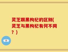灵芝跟黑枸杞的区别(灵芝与黑枸杞有何不同？)