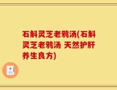 石斛灵芝老鸦汤(石斛灵芝老鸦汤 天然护肝养生良方)