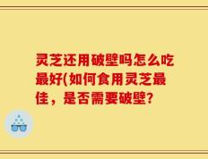 灵芝还用破壁吗怎么吃最好(如何食用灵芝最佳，是否需要破壁？