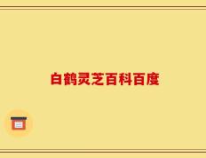 白鹤灵芝百科百度