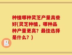 种植哪种灵芝产量高些好(灵芝种植，哪种品种产量更高？最佳选择是什么？)
