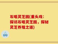 石咀灵芝园(重头戏：探访石咀灵芝园，探秘灵芝养殖之道)