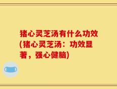 猪心灵芝汤有什么功效(猪心灵芝汤：功效显著，强心健脑)