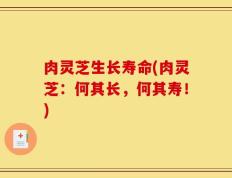 肉灵芝生长寿命(肉灵芝：何其长，何其寿！)