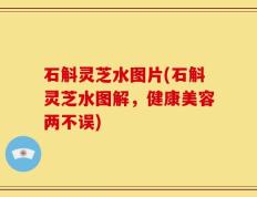 石斛灵芝水图片(石斛灵芝水图解，健康美容两不误)