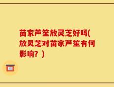 苗家芦笙放灵芝好吗(放灵芝对苗家芦笙有何影响？)