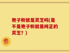 袍子粉就是灵芝吗(是不是袍子粉就是纯正的灵芝？)