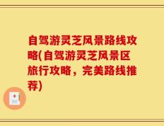 自驾游灵芝风景路线攻略(自驾游灵芝风景区旅行攻略，完美路线推荐)