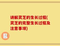 讲解灵芝的生长过程(灵芝的完整生长过程及注意事项)