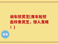 说车挖灵芝(用车轮挖出珍贵灵芝，惊人发现！)