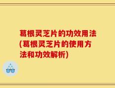 葛根灵芝片的功效用法(葛根灵芝片的使用方法和功效解析)