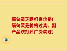 缅甸灵芝跌打高价格(缅甸灵芝价格过高，副产品跌打药广受欢迎)
