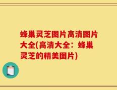 蜂巢灵芝图片高清图片大全(高清大全：蜂巢灵芝的精美图片)