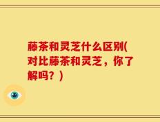 藤茶和灵芝什么区别(对比藤茶和灵芝，你了解吗？)