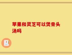 苹果和灵芝可以煲骨头汤吗