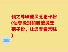 仙之尊破壁灵芝孢子粉(仙尊级别的破壁灵芝孢子粉，让您青春常驻)
