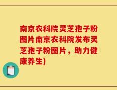 南京农科院灵芝孢子粉图片南京农科院发布灵芝孢子粉图片，助力健康养生)