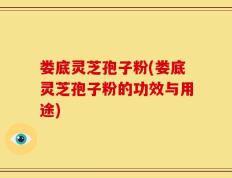 娄底灵芝孢子粉(娄底灵芝孢子粉的功效与用途)