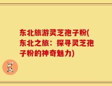 东北旅游灵芝孢子粉(东北之旅：探寻灵芝孢子粉的神奇魅力)