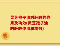 灵芝孢子油对肝脏的作用及功效(灵芝孢子油的肝脏作用和功效)