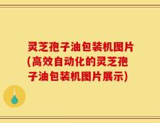 灵芝孢子油包装机图片(高效自动化的灵芝孢子油包装机图片展示)