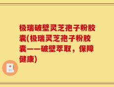 极瑞破壁灵芝孢子粉胶囊(极瑞灵芝孢子粉胶囊——破壁萃取，保障健康)