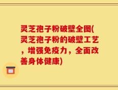 灵芝孢子粉破壁全图(灵芝孢子粉的破壁工艺，增强免疫力，全面改善身体健康)
