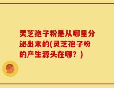 灵芝孢子粉是从哪里分泌出来的(灵芝孢子粉的产生源头在哪？)