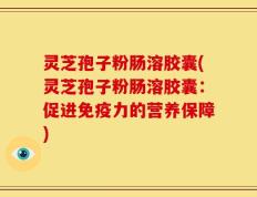 灵芝孢子粉肠溶胶囊(灵芝孢子粉肠溶胶囊：促进免疫力的营养保障)