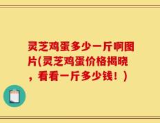 灵芝鸡蛋多少一斤啊图片(灵芝鸡蛋价格揭晓，看看一斤多少钱！)