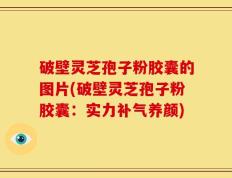 破壁灵芝孢子粉胶囊的图片(破壁灵芝孢子粉胶囊：实力补气养颜)