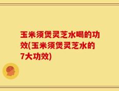 玉米须煲灵芝水喝的功效(玉米须煲灵芝水的7大功效)