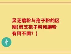 灵芝磨粉与孢子粉的区别(灵芝孢子粉和磨粉有何不同？)