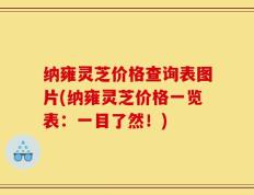 纳雍灵芝价格查询表图片(纳雍灵芝价格一览表：一目了然！)