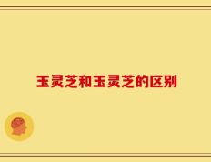 玉灵芝和玉灵芝的区别