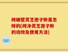 纯破壁灵芝孢子粉是怎样的(纯净灵芝孢子粉的功效及使用方法)