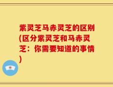 紫灵芝马赤灵芝的区别(区分紫灵芝和马赤灵芝：你需要知道的事情)
